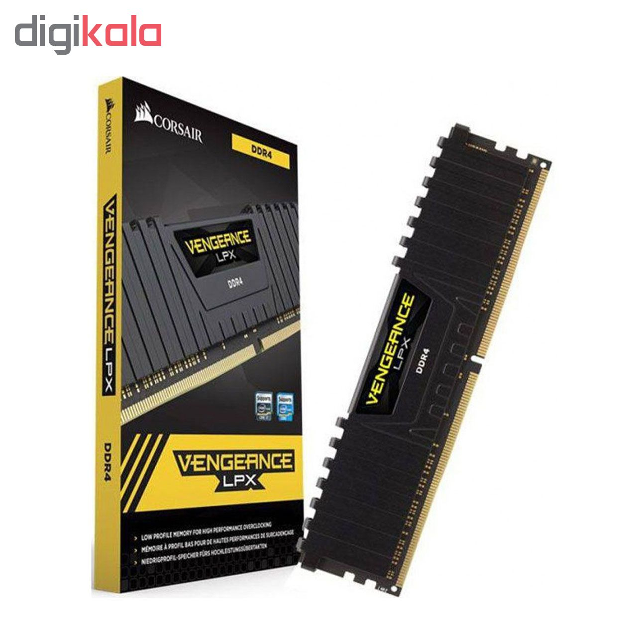 رم دسکتاپ کورسیر مدل Vengeance LPX DDR4 دو کاناله 32 گیگابایت 3200 مگاهرتز CL16 با هیتسینک آلومینیومی و پشتیبانی از XMP 2.0 برای اورکلاکینگ پایدار و خنککنندگی بهینه رم دسکتاپ کورسیر مدل Vengeance LPX DDR4 دو کاناله 32 گیگابایت 3200 مگاهرتز CL16 با هیتسینک آلومینیومی و پشتیبانی از XMP 2.0 برای اورکلاکینگ پایدار و خنککنندگی بهینه