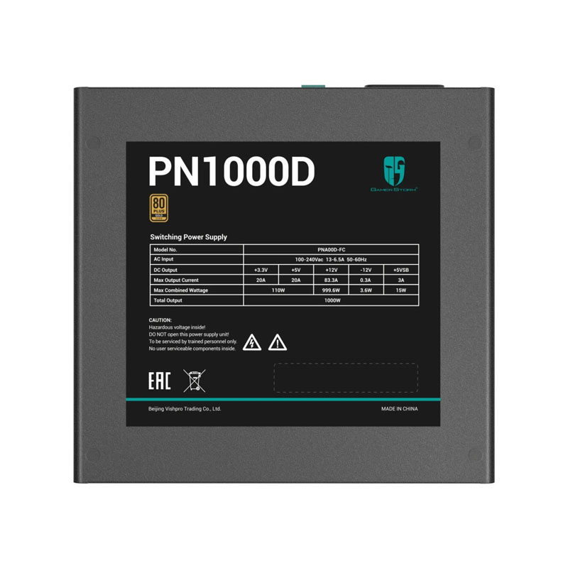 منبع تغذیه کامپیوتر 1000w وات دیپ کول مدل PN1000D