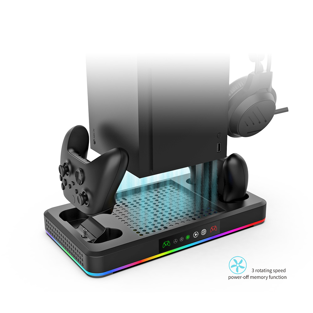 پایه فن و شارژر دسته ایکس باکس سریز دابی مدل TYX-3615 پایه فن و شارژر دسته ایکس باکس سریز دابی مدل TYX-3615