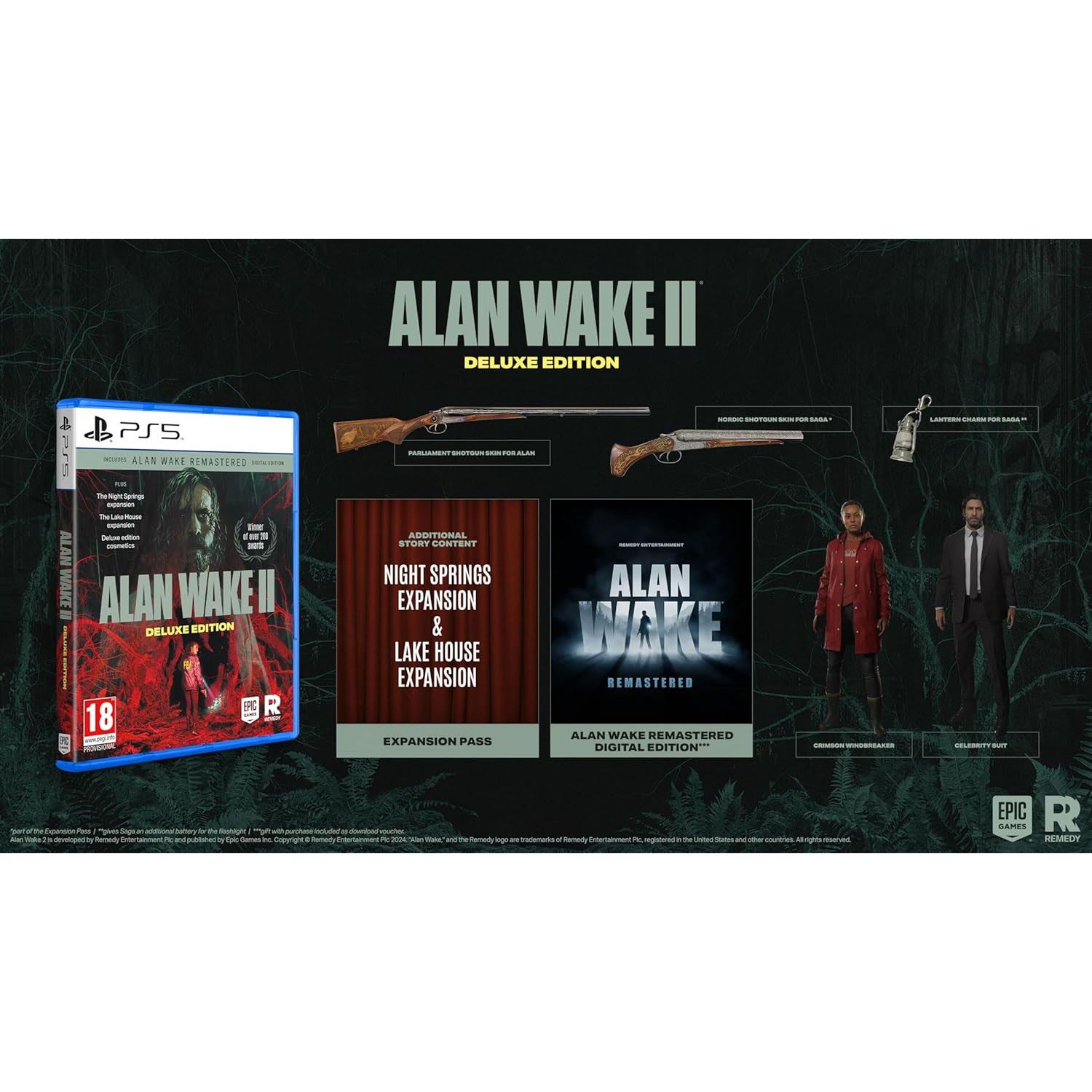بازی Alan Wake 2 نسخه Deluxe مخصوص PS5